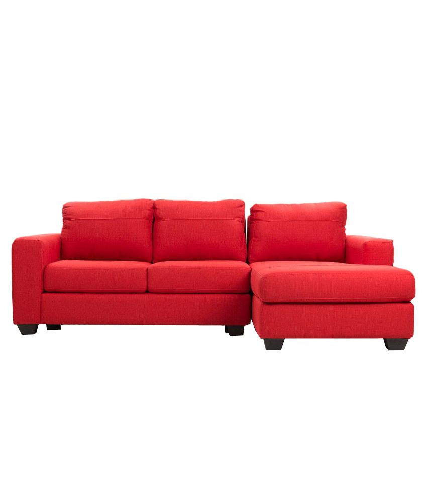 Clarke Premium 2 Seater Sofa with Left Chaise Lounge: Buy ...