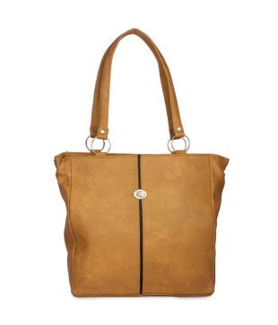 Maiden Beige P.U. Shoulder Bags