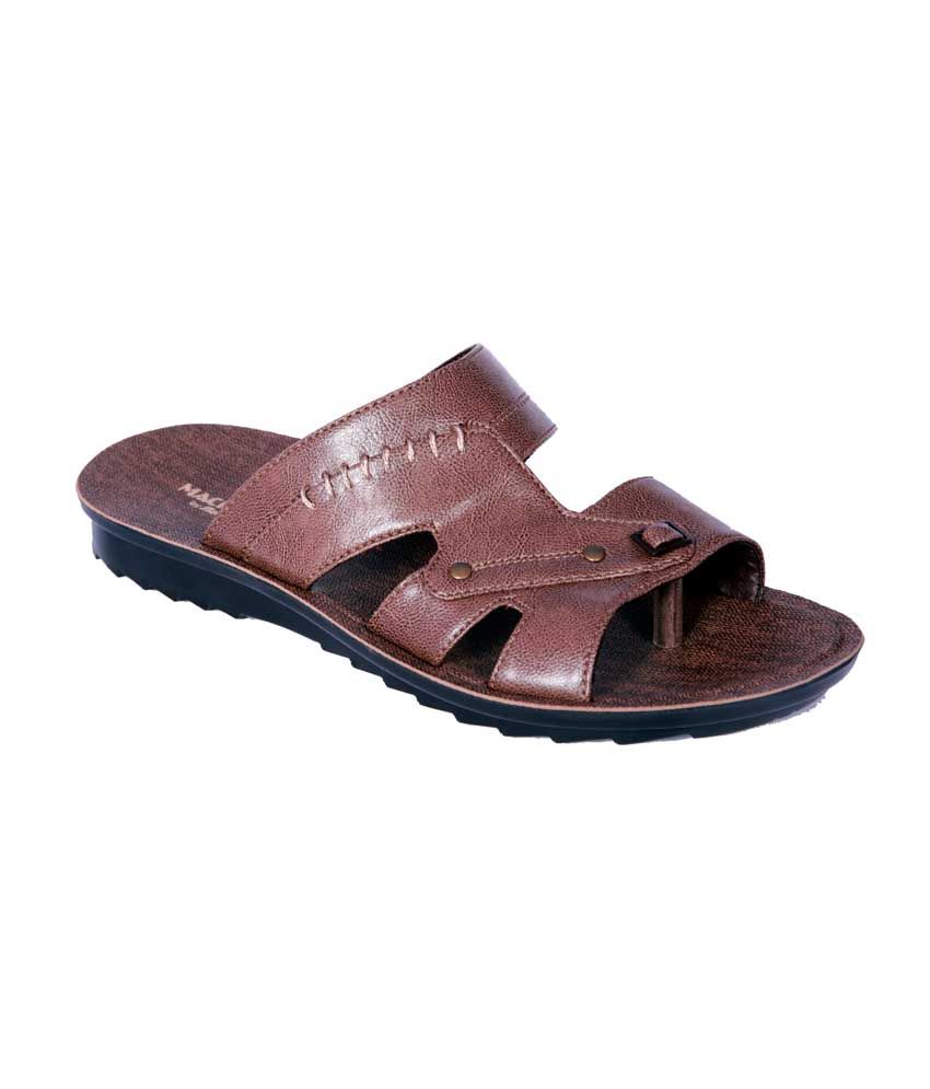 Bata Brown Synthetic Leather Men Sandals Price in India Buy Bata Brown Synthetic Leather Men