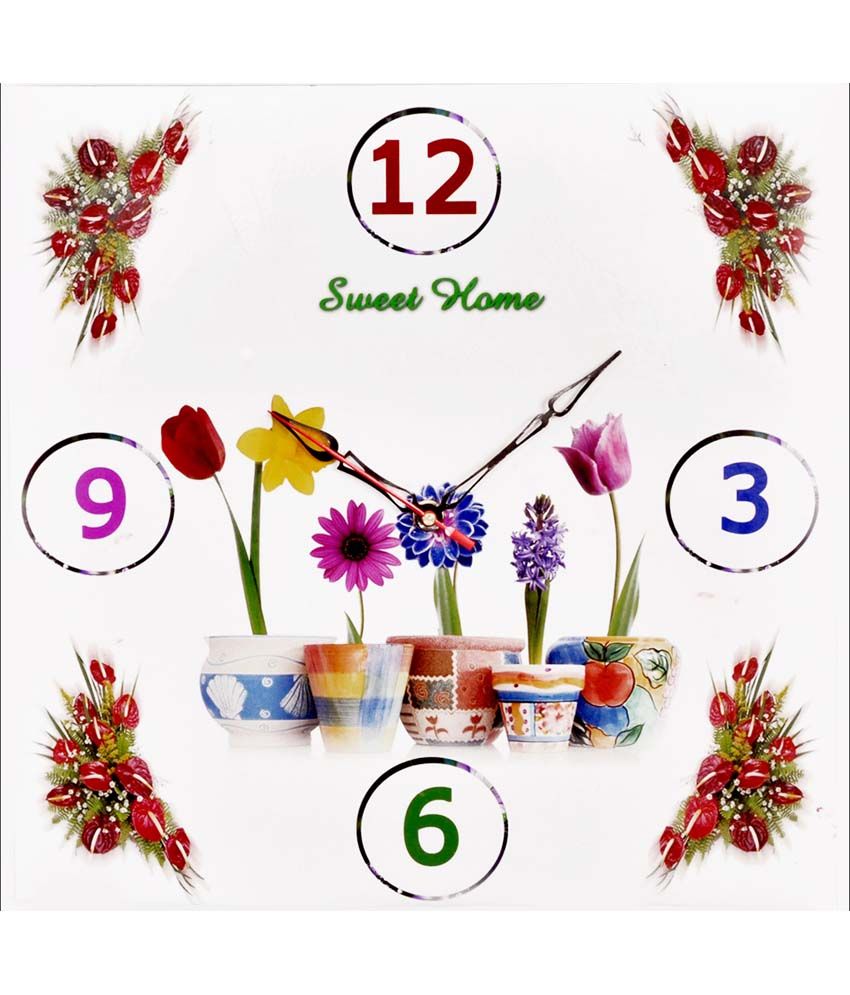 sweet home beautiful made white flower collection wall clock buy sweet home beautiful sweet home beautiful made white flower collection wall clock buy sweet home beautiful