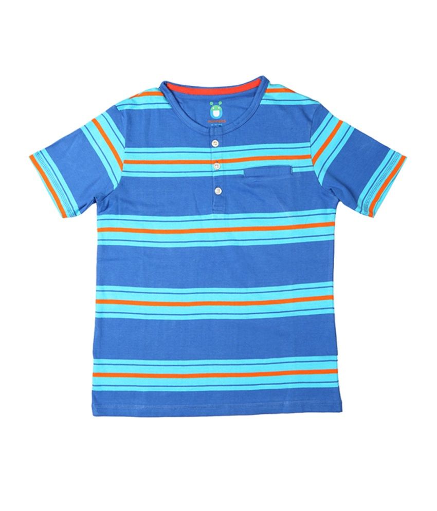 Poppers by Pantaloons Blue Boy's T Shirt Buy Poppers by Pantaloons