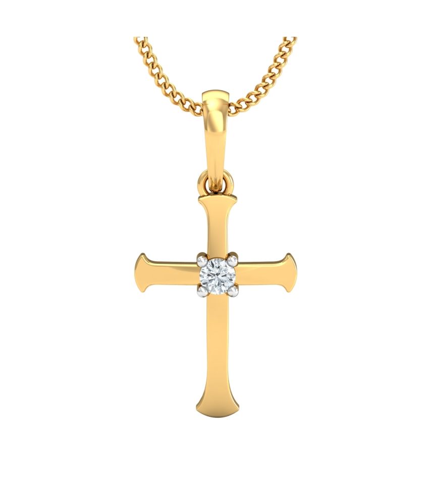 elegant cross india diamond jewellery  pendants precious pendant online jewelsnext buy pendant cross