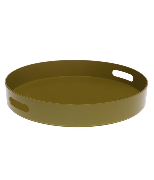 Ivy Green Plastic Round Tray Buy Online at Best Price in