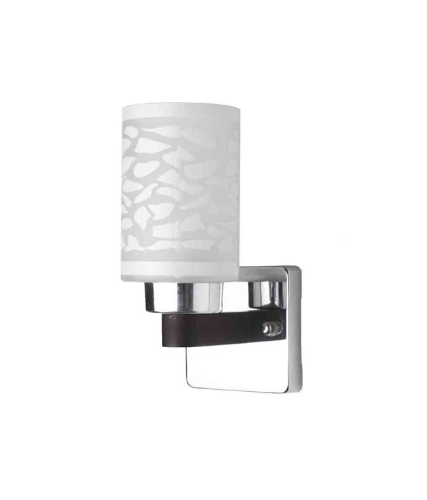 Buy LeArc Designer Lighting Dark Wood Chrome Wall Lights Online at Low Price in India - Snapdeal