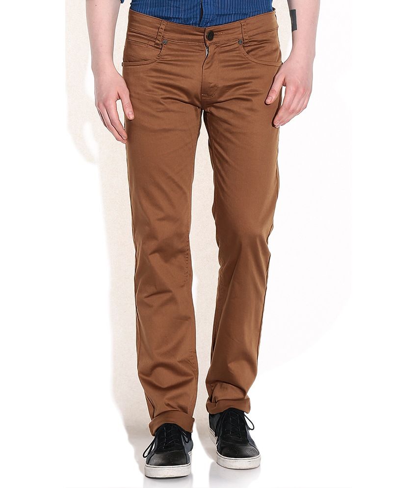 khaki tapered cargo pants