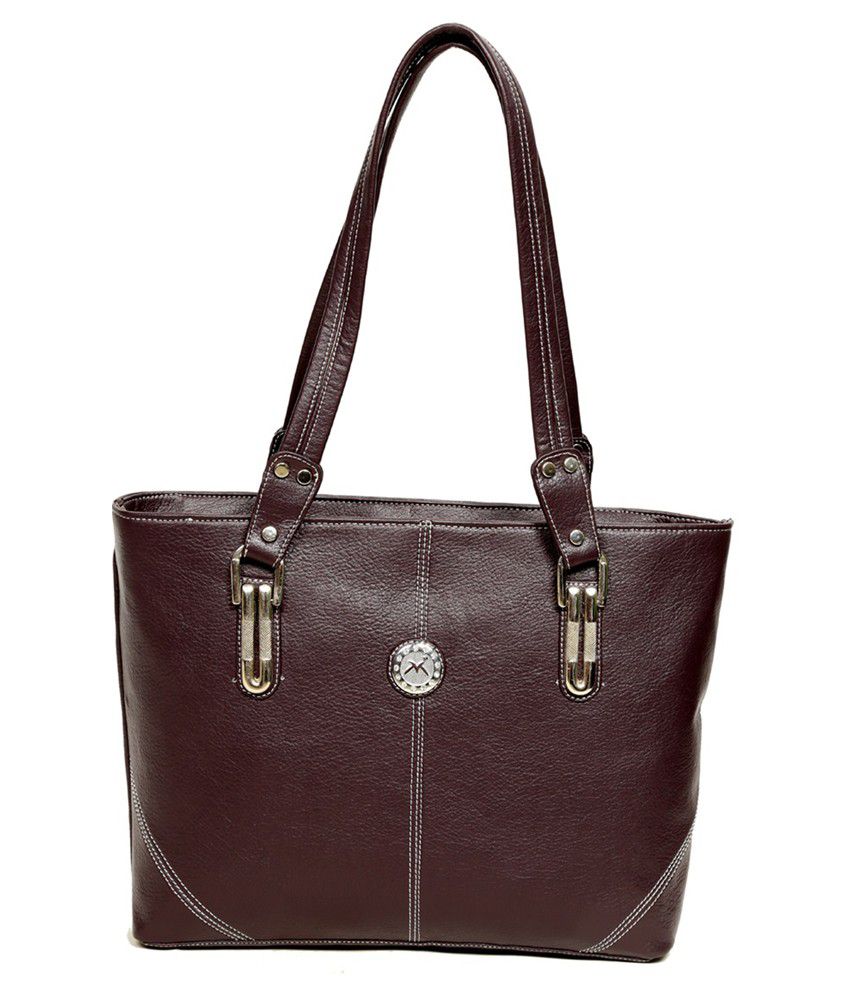Buy Indian Style Brown Leather Handbag at Best Prices in India - Snapdeal