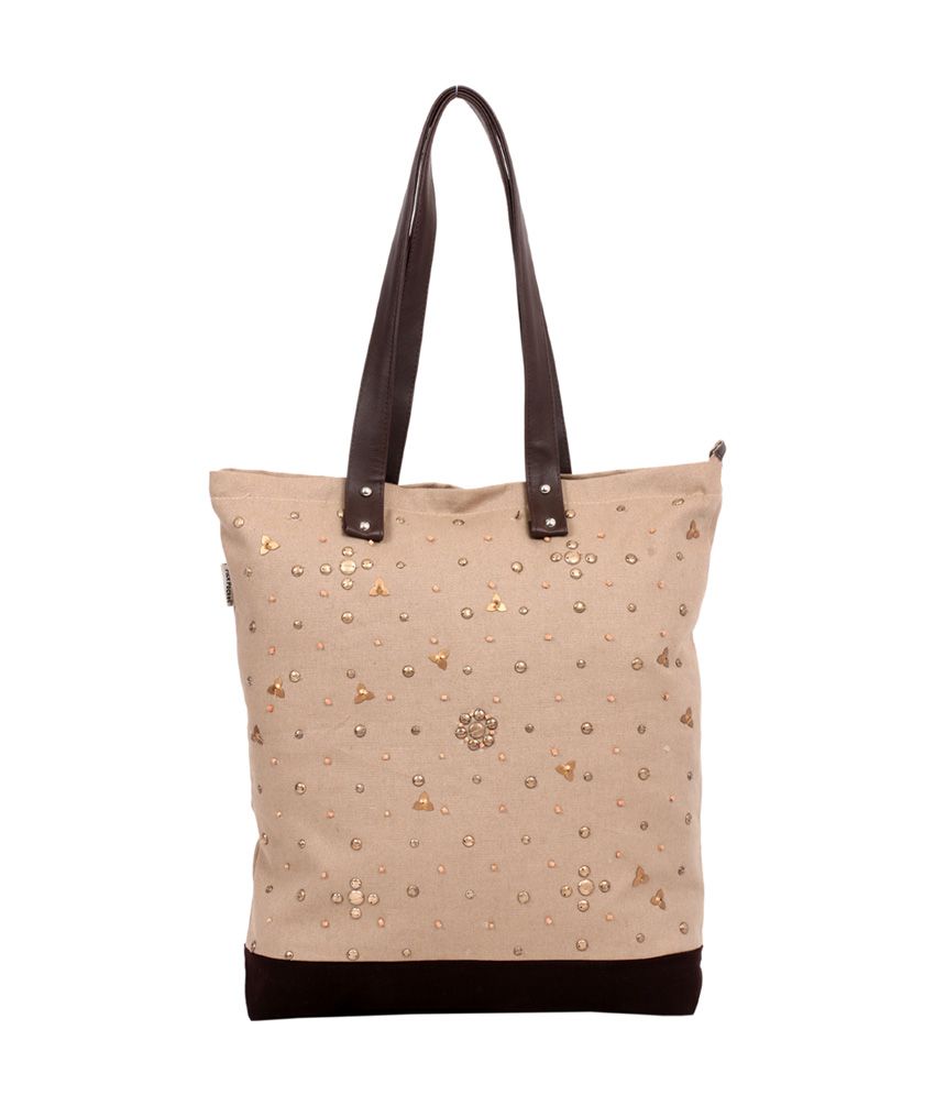 the tote bag beige