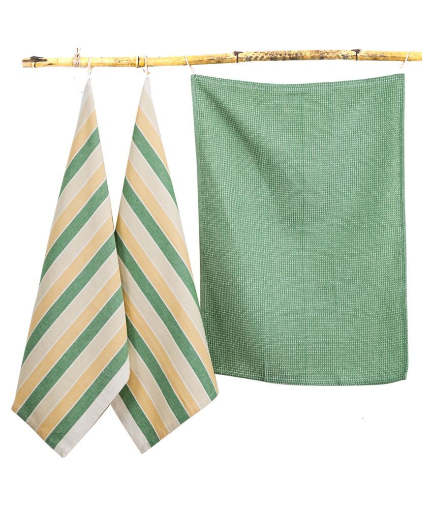 Ocean Collection Green Kitchen Towels Set of 3 Buy Ocean Collection Green Kitchen Towels
