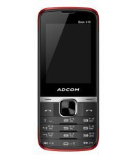 Adcom X15 (Boss) Dual Sim Mobile-Black & Red (Black, Red) 