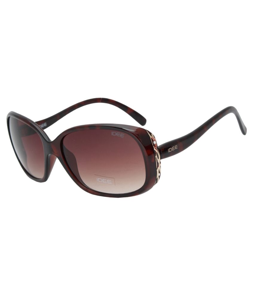 Idee Brown Frame Cat Eye Shape Non Metal Sunglasses - Buy ...