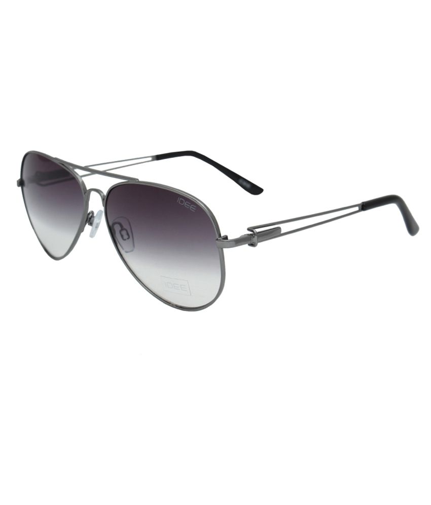 Idee Grey Frame Aviator Shape Metal Sunglasses Buy Idee Grey Frame
