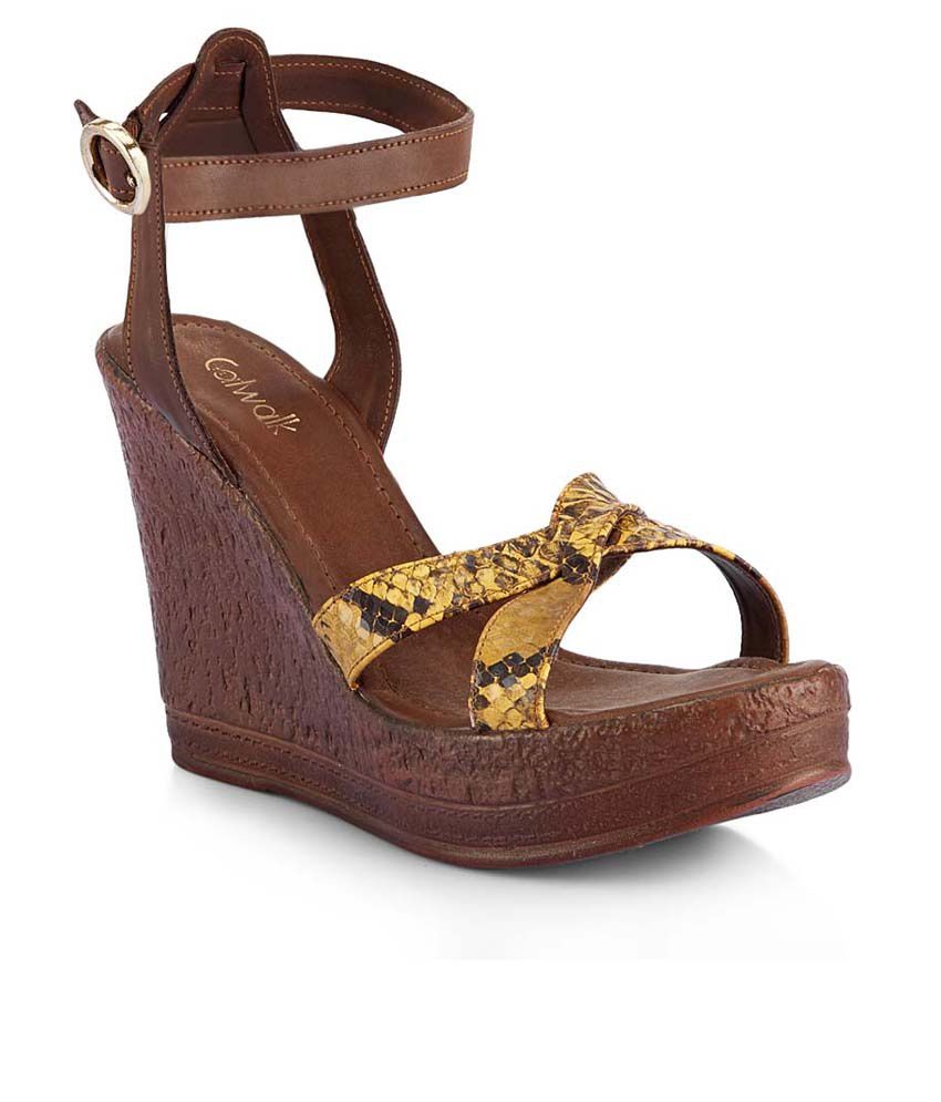 Sorry! Catwalk Brown Wedge Heeled Sandals is sold out.