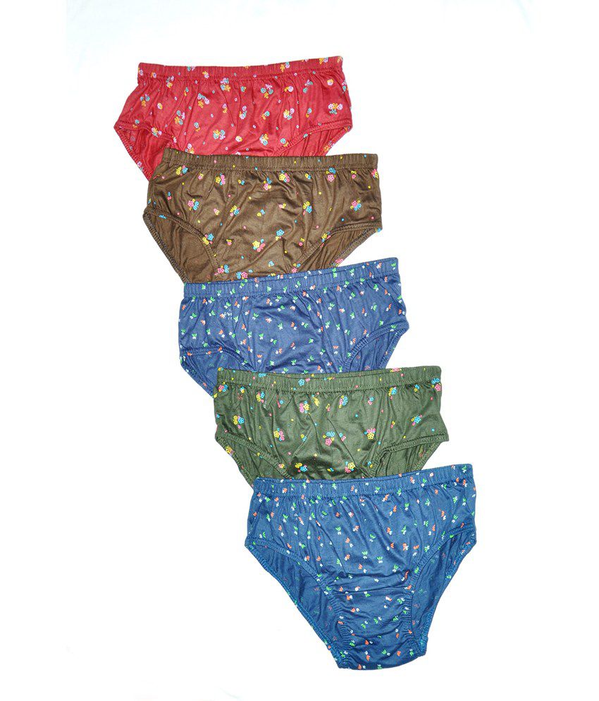 Buy Njoy Multi Color Cotton Panties Pack Of Online At Best Prices In