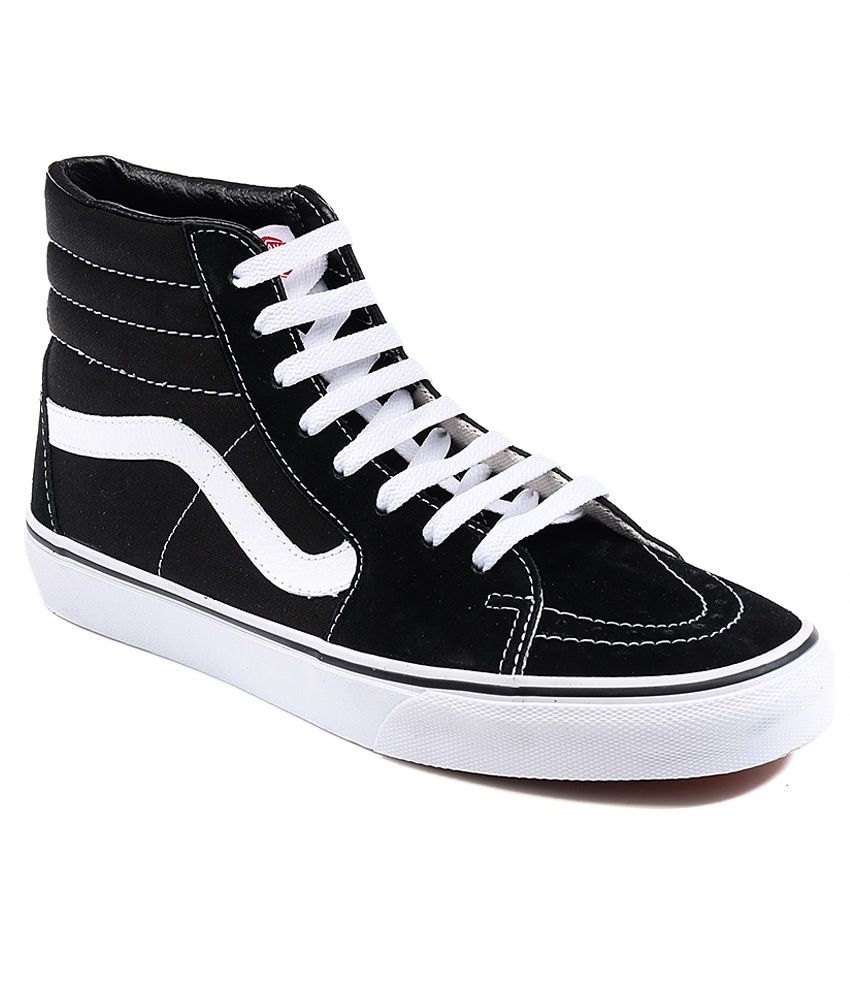 vans sk8 hi black casual shoes price in india buy vans vans sk8 hi black casual shoes price in india buy vans