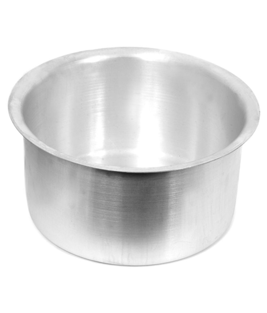 Kazi Enterprises Silver Aluminum Aluminum Cooking Vessel Buy Online at