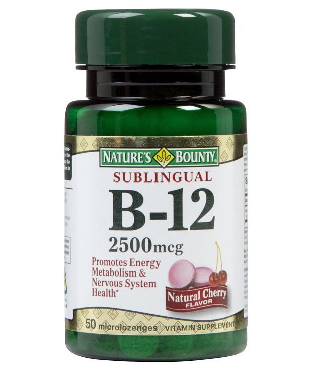 Natures Bounty Quick Dissolve B-12 2500mcg - Buy Natures Bounty Quick ...