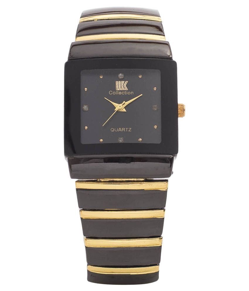 black square dial watch