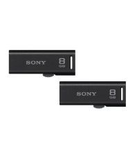 Sony Micro Vault USM8GR 8 GB Pen Drive Pack Of 2 -Black