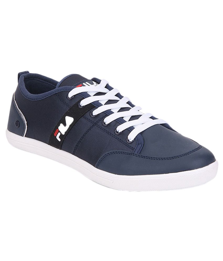 blue fila sneakers