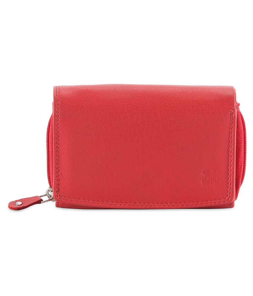 ladies red wallet