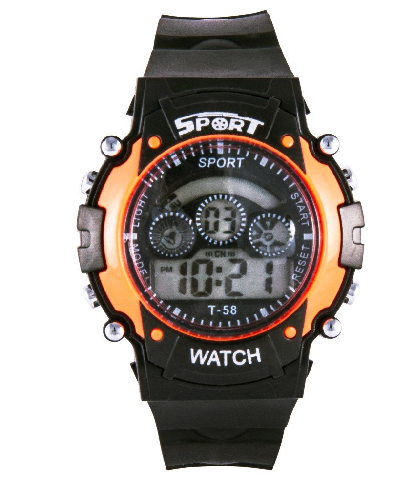 digital watch round