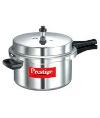 Prestige Silver Aluminium Pressure Cooker - 7.5 Liter