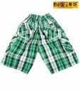 Pokins Funky Green Boys Shorts For Kids