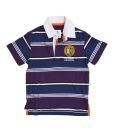 Catmoss Cotton Purple and Blue Custom Racing T-Shirt For Kids