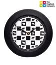 TEC Chequered Elephant Round Clock