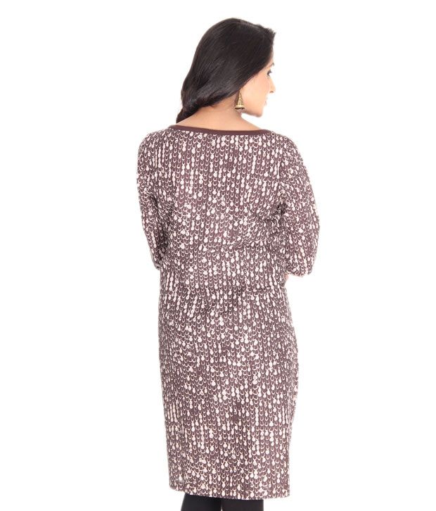 W Brown Ethnic Kurta