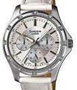 Casio Sheen Leather Strap Watch