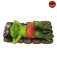 Earth Sleeping Frog Showpiece