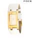 Foce Designer Gold Case Watch