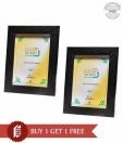 Cleanwood Rectangular Black Polystone Photo Frame
