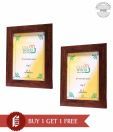 Cleanwood Graceful Brown Polystone Photo Frame