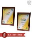 Cleanwood Rectangular Brown Polystone Photo Frame