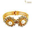 Variation Pristine White Pearl Bangle