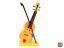 48craft Wooden Handmade Miniature  Violin
