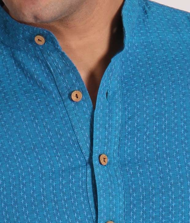 E-rato Short Blue Kurta