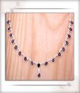 Designer Silver Inc. Brown Drops Necklace