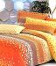 D&Y Decorative Stripes Double Bed Sheet With 2 Pillow Covers