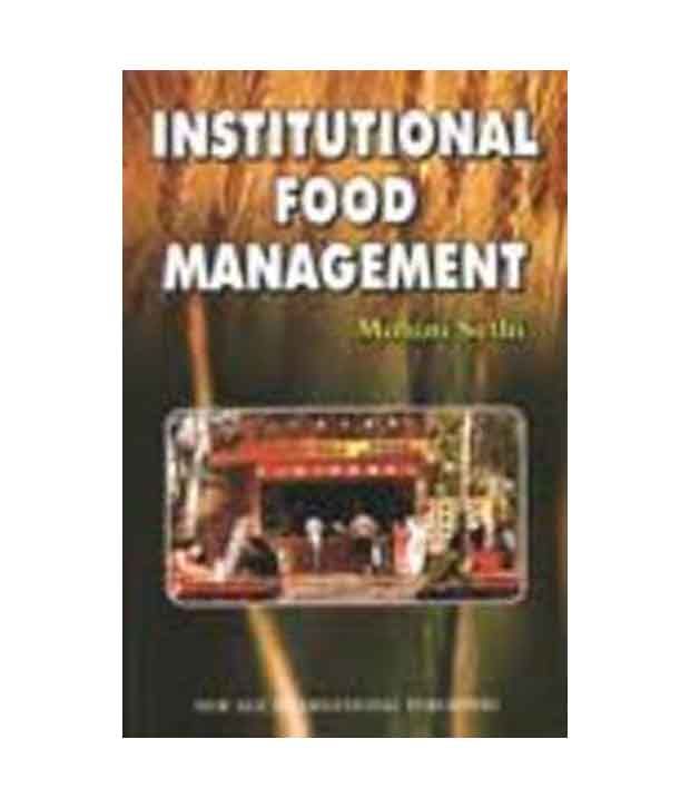 Institutional Food Management Buy Institutional Food Management Online
