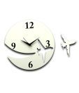 Panache White Aeroplane Wall Clock
