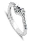Revlis Sparkling CZ Sterling Silver Ring