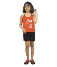 Chicita Black & Orange Girl Night suit For Kids