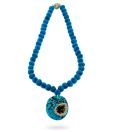 Spyra Vibrant Blue Turquoise Necklace