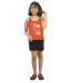 Chicita Black & Orange Girl Night suit For Kids