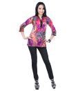 Raindrops Pink & Black Printed Tunic