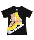 LanosUC Cool Black Shoe T-Shirt For Kids