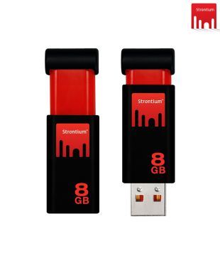 Strontium TNT 8GB Pen Drive - Black